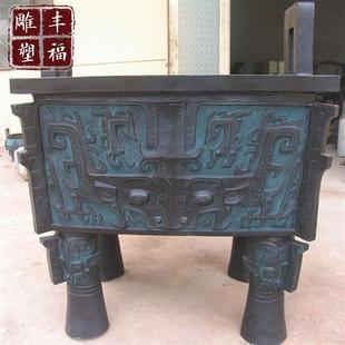 铜雕塑厂家大型锻铜校园文化主题铜书本书简雕塑孔子育人书卷铜像