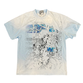 十卟SHIBU T恤圆领tee 休闲tee穿搭日记短袖 混乱秩序感二次元 日式