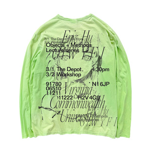 十卟SHIBU lain铃音二次元视觉系线条亚文化多巴胺长袖T恤吊染