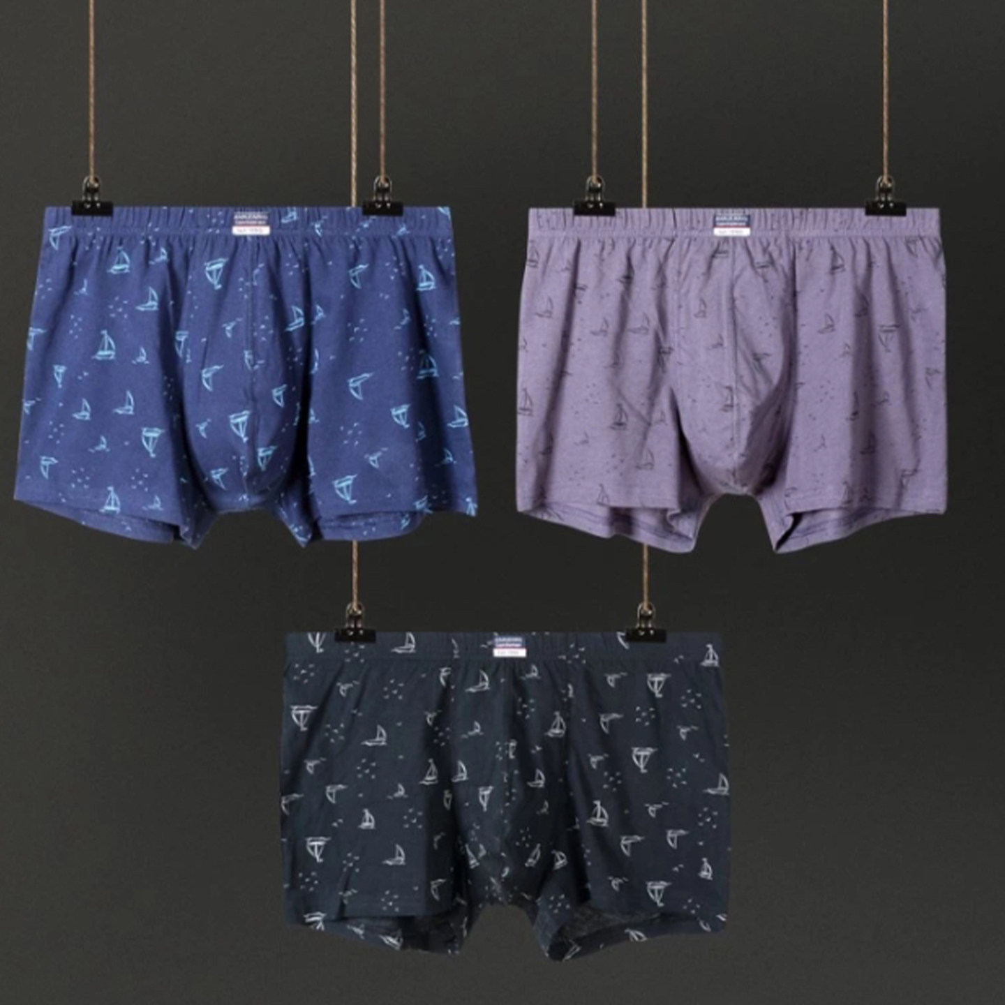 健将90J16弹力棉纯棉平角裤中腰四角短裤抗菌透气运动宽松男内裤,女士内衣/男士内衣/家居服,男平角内裤,淘宝优惠券,粉丝福利购,淘宝优惠卷