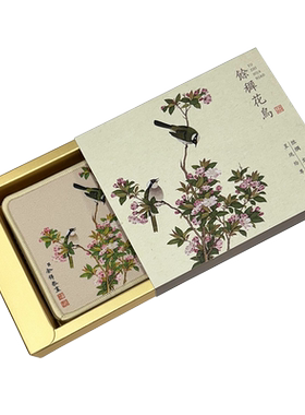 丝绸杯垫熊猫文创中国特色小礼物送老外国人出国伴手礼北京纪念品