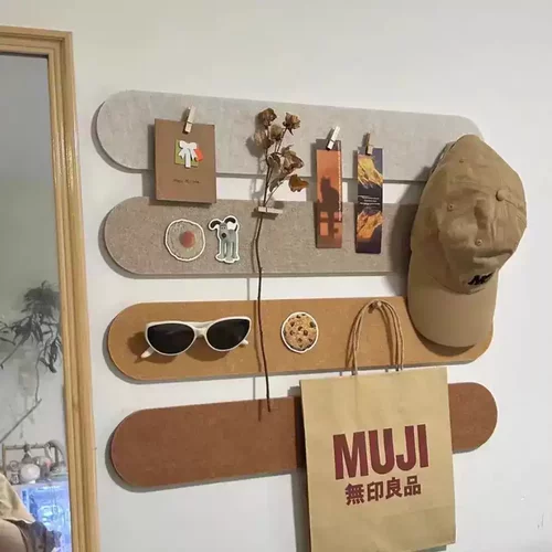 ins照片墙毛毡板自粘拍立得钥匙