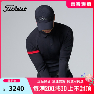 S轻量长袖 Titleist泰特利斯高尔夫男装 FIT POLO衫 T恤23秋冬TOUR