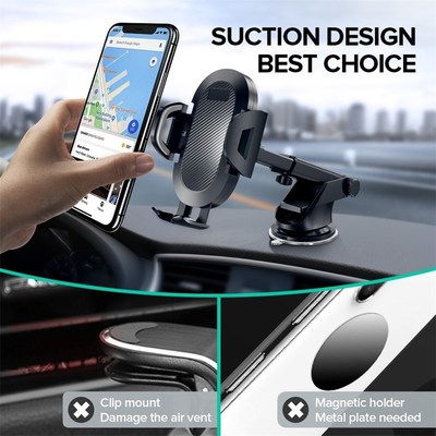 极速Suction Car Phone Holder Mobile PhoJne Holder Stand in C