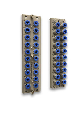 极速气动元件长方形多管对接式接头KDM20-08/KDM10P-06/UKDM10S-0