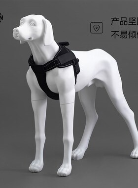 新品狗摆件玻璃钢雕塑大号宠x物橱窗装饰衣服胸背防护展示架道具