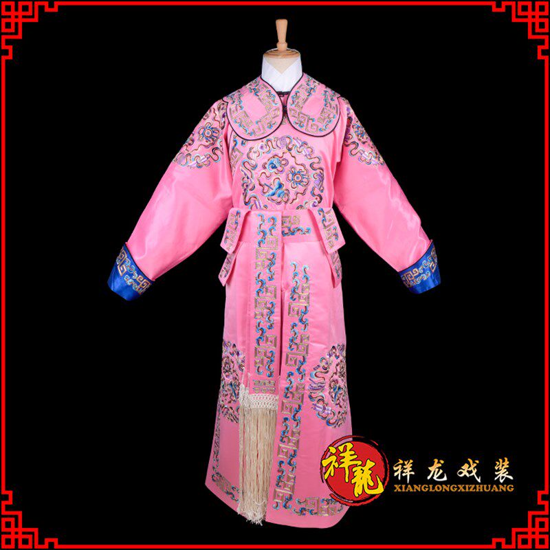 新品祥龙戏装京剧戏曲舞台演出z服装武生将军武将白色剑衣软绉团