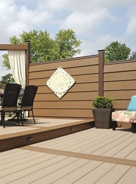 极速拼接室外地板一泽n塑木150x21浅灰色木塑墙板公母槽子母槽无