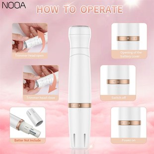 极速NOOA 4 IN 1 Women Electric Shaver For WomPen Painless Ha