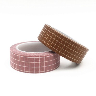 新品10M Black and Wohite Grid Washi Tape Japanese Paper DIY