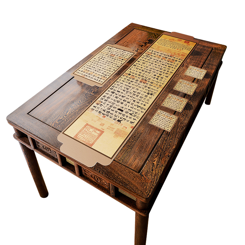 极速新中式桌旗茶旗古典禅v意茶台防水茶席中国风长条茶几桌布茶