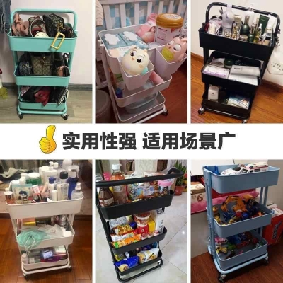 极速收纳多层移动收纳可物品宝A宝用品置物架衣服卧室婴儿小推车