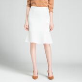 荷叶边短裙包臀裙高腰职业西装 鱼尾裙半身裙女夏季 新款 裙显瘦中裙