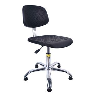 ?防静电椅子升降实验室无尘车间流水线工作靠背椅子升降圆凳