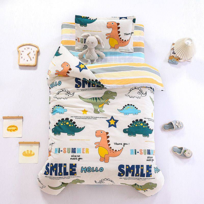 E4C纯棉幼儿园被子三件套含芯六件套宝宝婴童入园午睡午休被垫褥,床上用品,学生床品套件,淘宝优惠券,粉丝福利购,淘宝优惠卷