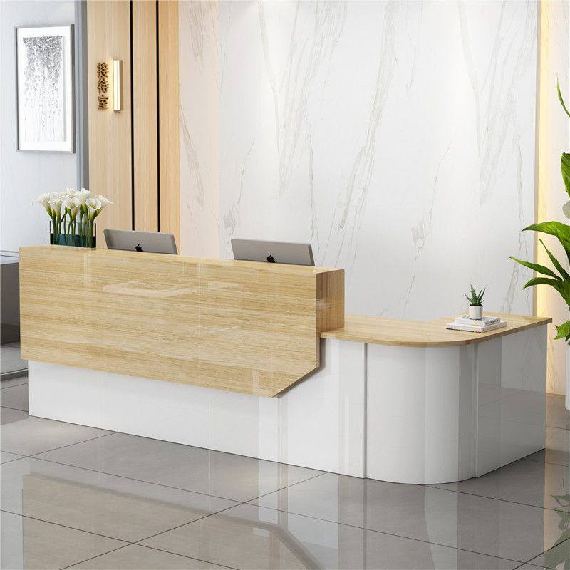 广州收银台圆角弧形简约商用柜台店铺小型公司办公前台桌子接待台,商业/办公家具,前台/柜台,淘宝优惠券,粉丝福利购,淘宝优惠卷