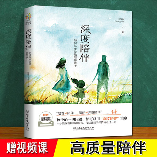 深度陪伴 如何高质量地陪伴孩子 张杨著 孩子的问题都可以用高效陪伴治愈 应对现实生活学习中教养问题爸爸妈妈父母家庭教育推荐书