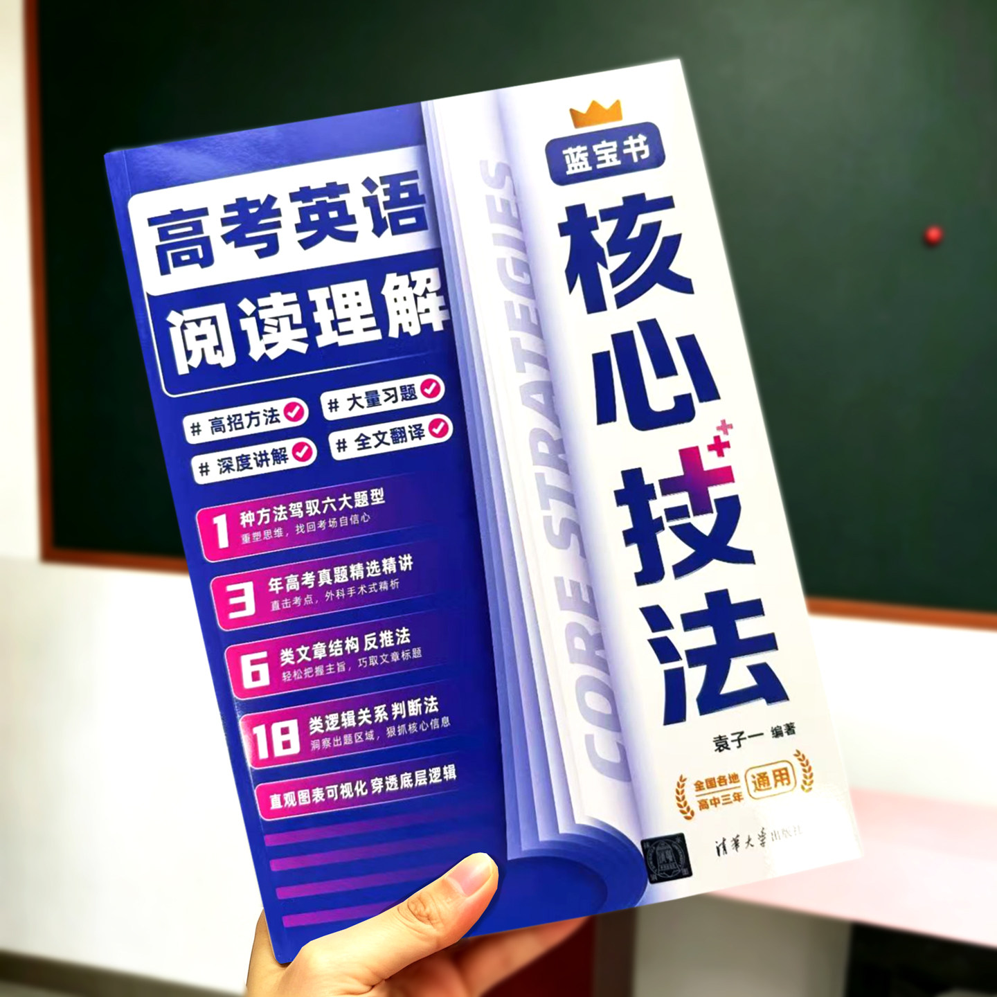 高考英语阅读理解核心技法 27新人教译林外研版收录26真题 图解六大题型答题方法思路专项训练 蓝宝书 清华大学出版社 高三教辅书