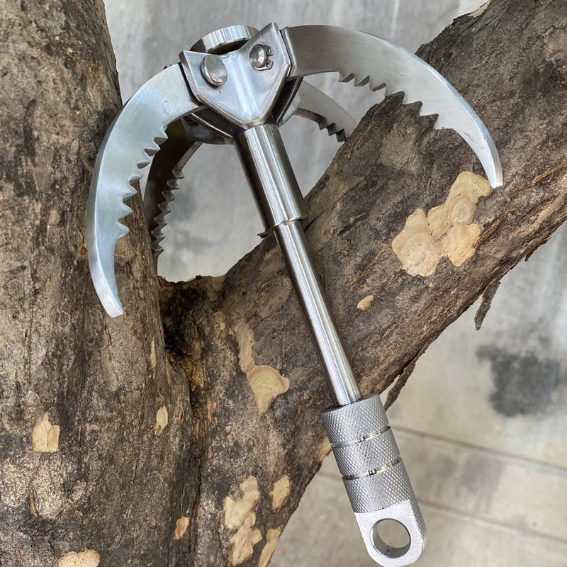 户外求生勾子不锈钢飞虎爪钩野外B攀岩登山钩攀登爪勾打捞锚钩工