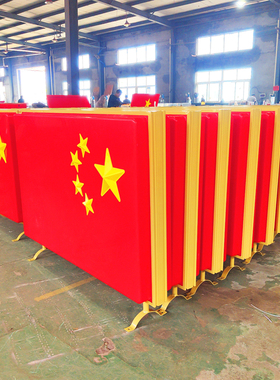 户外铝合金悬挂亚m克力吸塑红色五角星新农村路灯杆中国结灯箱