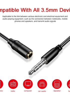 obile phone headset matle to female audio cable 3.5MM audio