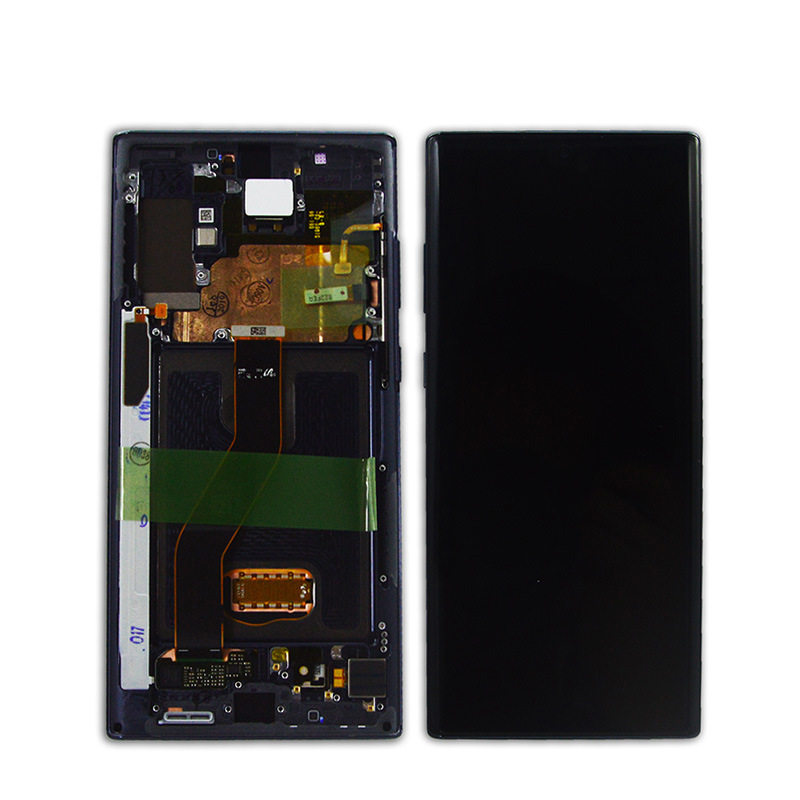 适用于GalaxyNote10屏幕总成带框Note10+液晶屏显示屏总成内外屏