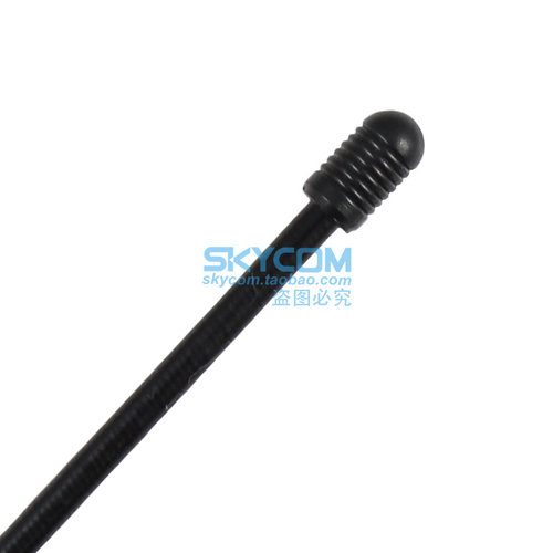新日本钻石正品 AZ504FX UV双段车E载电台天线 黑色 软质短天线 3