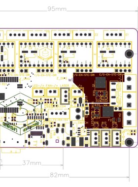新3D打印机控制板主板CNC控制板esDp32grbl激光写字机运动控制卡