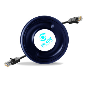 新手动网a线收纳盒缠绕信号线卷线盒家用桌面收线器电源线光纤线