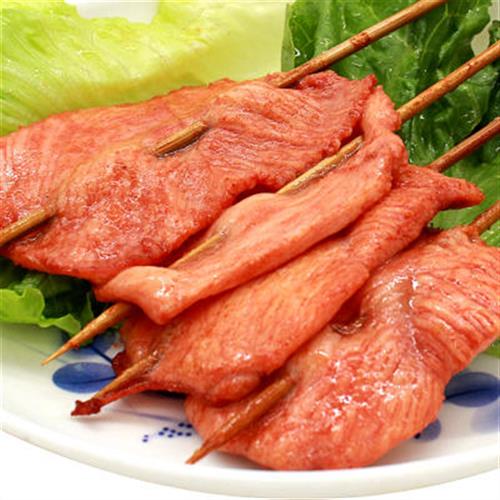 豪特舒里脊肉串整箱10包 新鲜冷冻里脊肉片烧烤食材手抓饼批