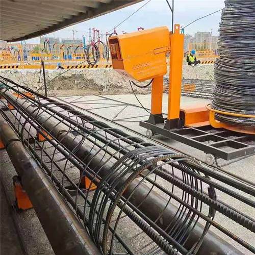 全自动数控钢筋笼成型机单双饶筋机建筑工地桥梁钢筋笼滚焊机