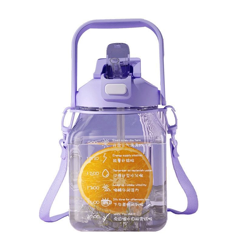 品质Tritan大容量水杯女A学生儿童上学运动大水壶夏季吸管