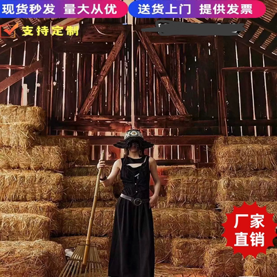 草垛稻草婚庆草垛子方形凳子沙发道具装饰草墩农家乐圆形露营拍摄