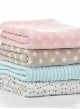 coral fleece baby blanket swaddle wrap bedding for newborn