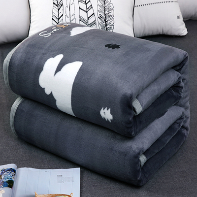 winter blanket soft warm quilt comforter Coral velvet blanke