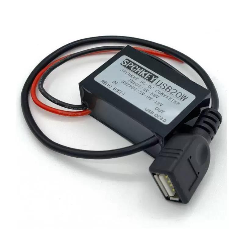 48V36V24V转5V手机QC3.0快充usb接口充电降压模块12转5电源转换器