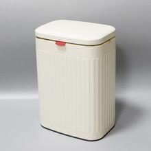 朗艺挂式垃圾桶厨房厨柜通用5升8L香草白灰色绿色桶身带压纹
