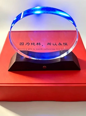 声控遥控触控玻璃内雕高档礼盒送女友七夕520情人节母亲节礼物