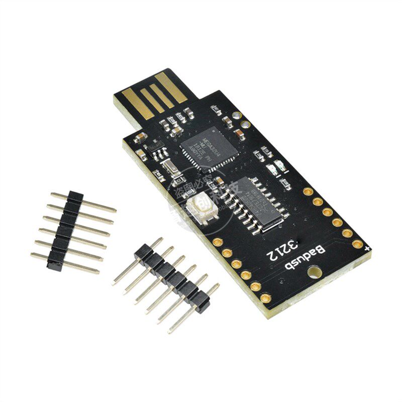 虚拟键盘 Badusb ATMEGA32U4 WIFI ESP8266 ESP-12E. TF存储