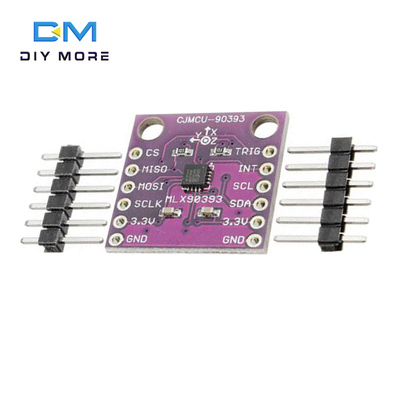 90393 MLX90393 数字 三维 D霍尔传感器 线性位移角度旋转3D位置