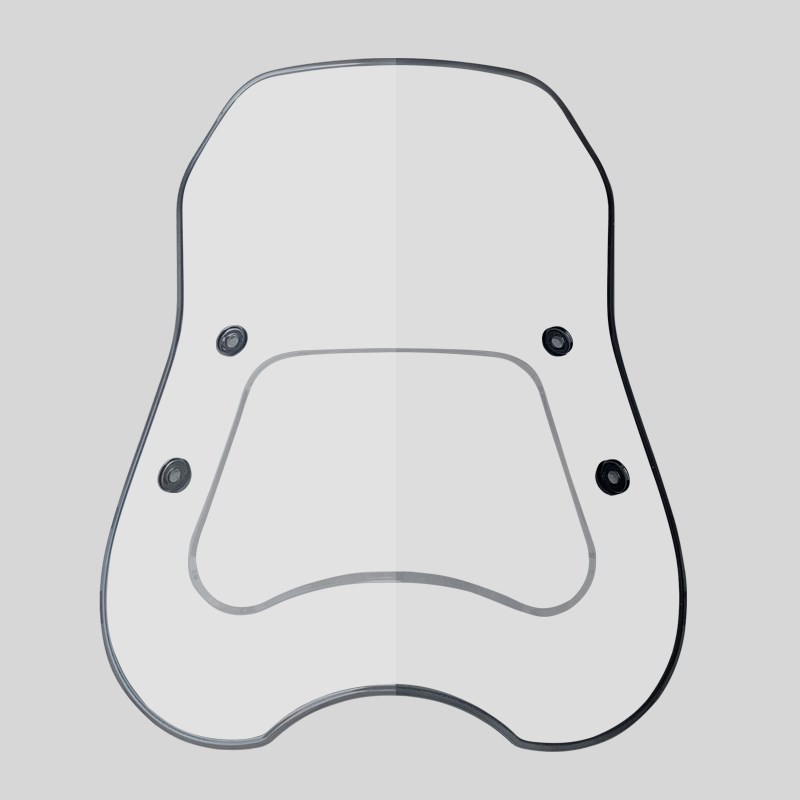 适用HJ150-29A GZS150摩托车前挡风玻璃防风V手把护罩改装配件