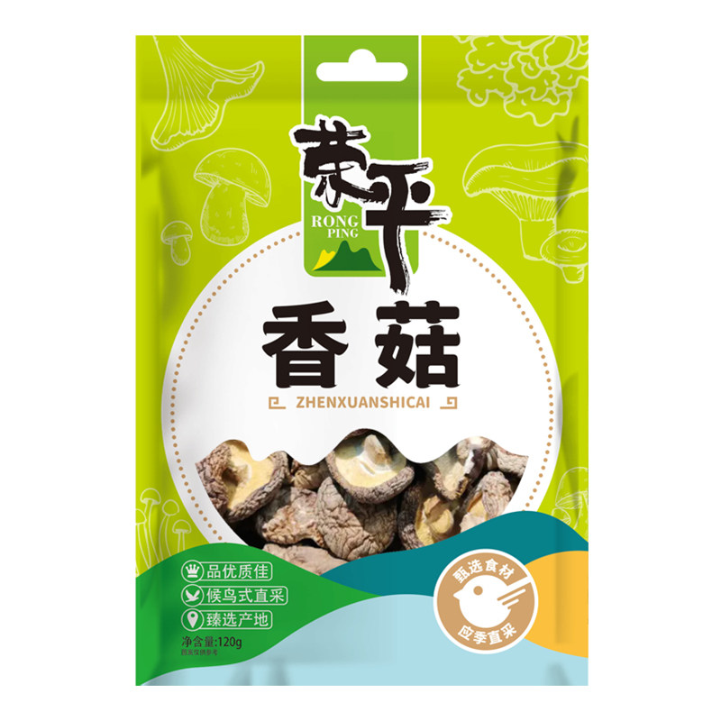 荣平 香菇120g香菇干货古田蘑菇冬菇珍珠菇花菇煲汤炖汤