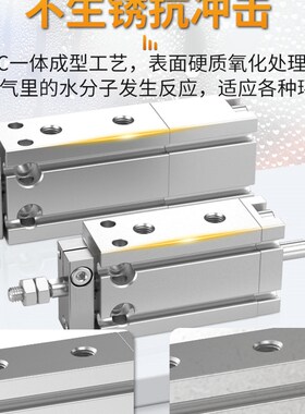 SMC型真空自由安装小型气动气缸大全ZCUK C/D-R/Q-10/16/20Y/25/3