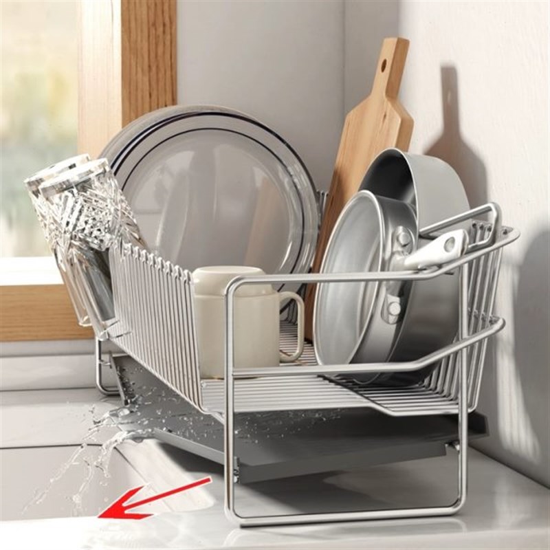 不锈钢碗架e厨房晾放碗碟置物架窄边碗盘沥水篮餐具筷子收纳架用