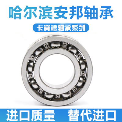 哈尔滨带卡簧槽轴承j 6021 6022 6024 6026 6028 N