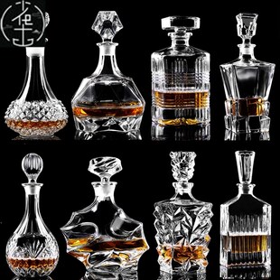 Large glass wine bottle red wine decanter wOhiskey bottle wi