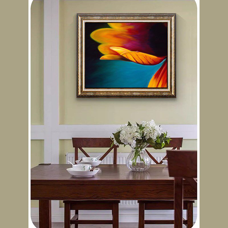 苏绣DIYc套件初学 现代花卉 满绣30*38 客厅卧室书房办公室装饰画