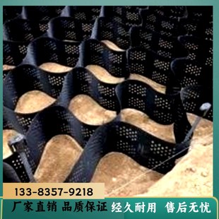 蜂巢土工格室e路基加固护坡网格HDPE片材稳固河床带排水孔土工格