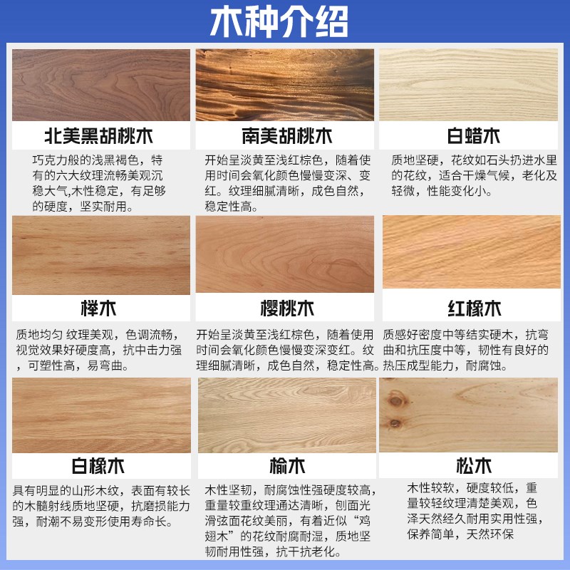 窗台橡木板黑胡桃木料胡桃t木板木白蜡樱桃木白橡木桌板板实木定
