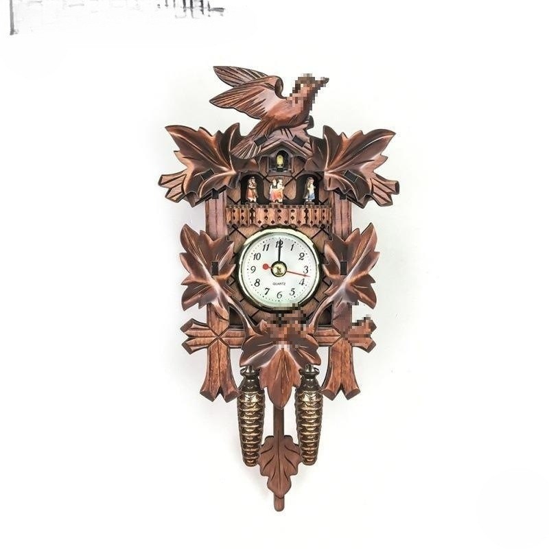 布谷鸟挂钟咕咕报q时闹钟表客厅家用热卖产品挂墙